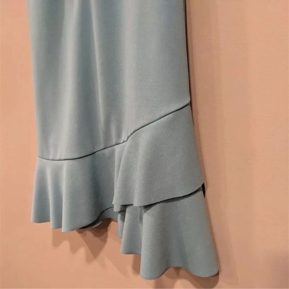 Altar'd State Ruffle Mini Dress Womens M Green Party Cocktail Formal Fairy - Picture 8 of 12